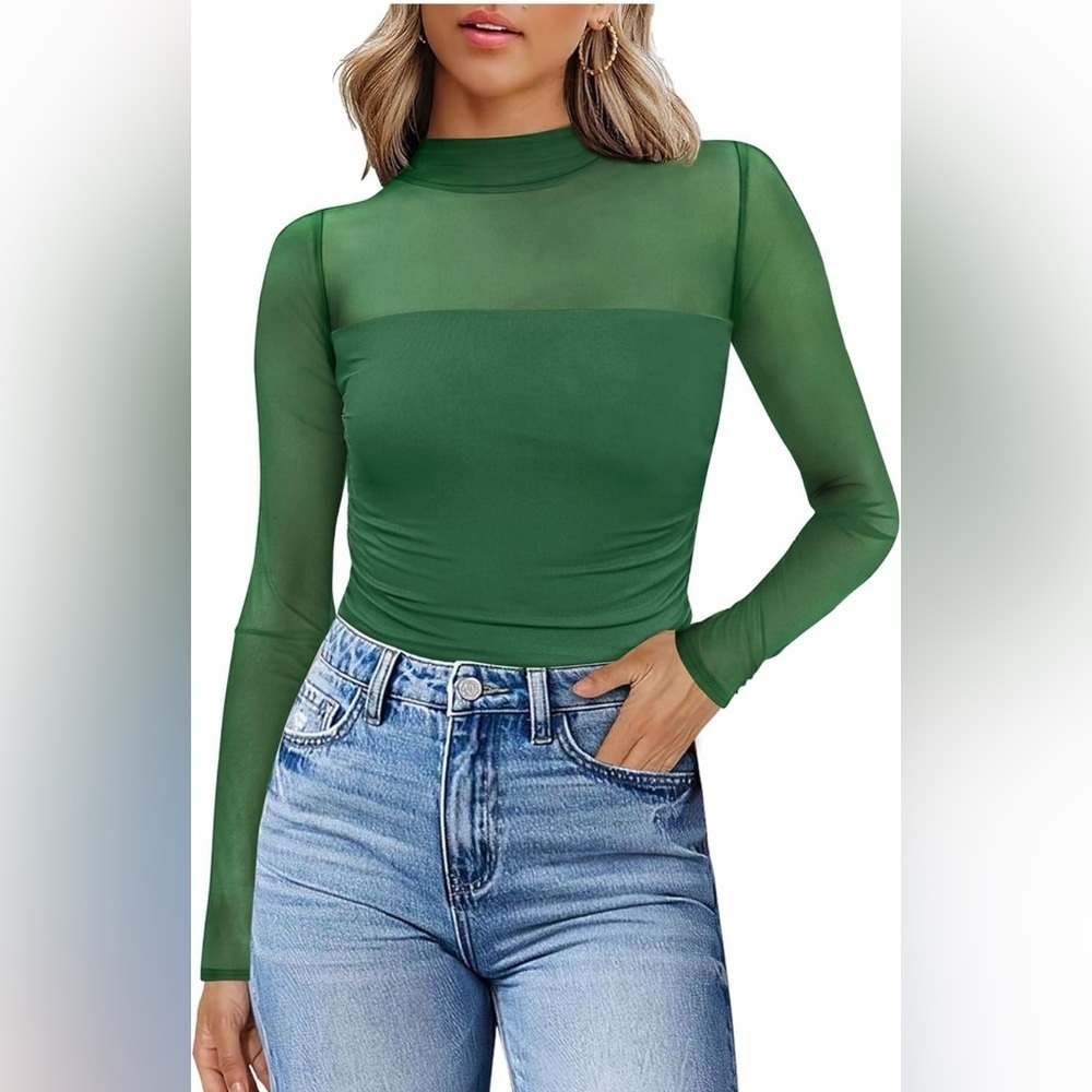 🆕Sexy Mesh Long Sleeve Top